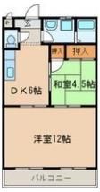 サンリバハイツの間取り画像