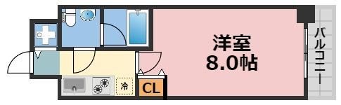 アーデン京町堀ウエストの間取り画像