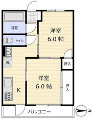 島村マンションの間取り画像
