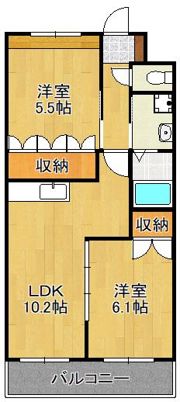 Maple Gardenの間取り画像