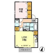 J－Room妃 Aの間取り画像