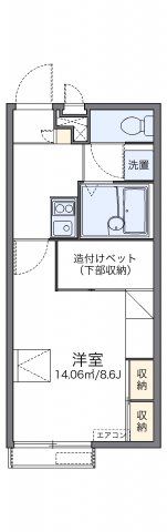 レオパレス梅の里の間取り画像