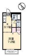 カーサKAWAUTIの間取り画像