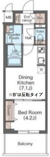 レオンコンフォート神戸駅前の間取り画像