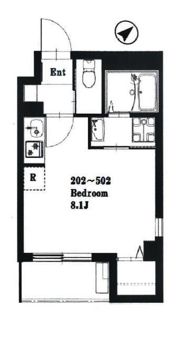 b’CASA Yokohamaの間取り画像