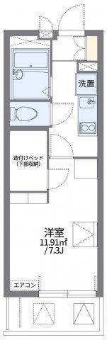 レオパレスヴィハール南六郷の間取り画像