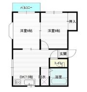 メゾンデエスポワールⅡの間取り画像