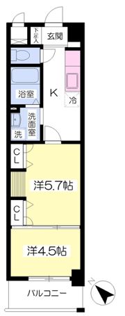 スマートⅡの間取り画像