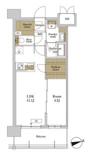 RJRプレシア川口の間取り画像