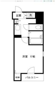 ファーストプレイス菊川の間取り画像