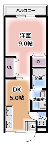 コンフォート大利の間取り画像