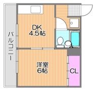 栄光ビルの間取り画像