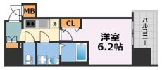 コンフォリア新梅田の間取り画像