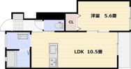 cocoru庭瀬の間取り画像