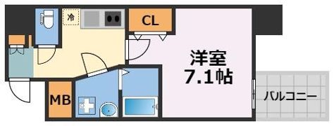 リンクス大阪城SOUTHレジデンスの間取り画像