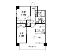 グランディールNAMBAの間取り画像