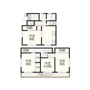 山名町一戸建の間取り画像