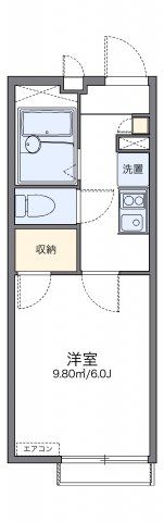 レオパレスルビーの間取り画像