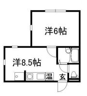 西川ハイツの間取り画像