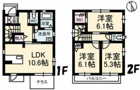 東古松 借家の間取り画像