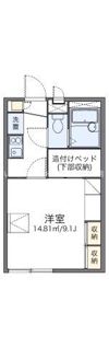 レオパレスワイドフォレストの間取り画像