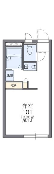 レオパレスサンハイムの間取り画像