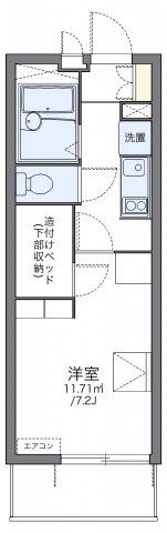 レオパレスルチェンテの間取り画像