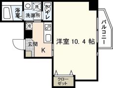 ウイング平和大通りの間取り画像