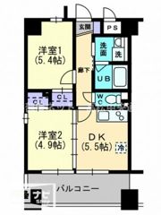 ロータス高松の間取り画像