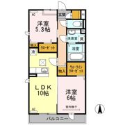 Amour櫻花の間取り画像