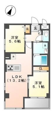 レガシィ 大泉の間取り画像