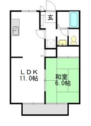 メルベイユ24の間取り画像