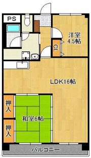 マンションはたなかの間取り画像