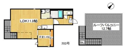 Grandtic TOJINMACHIの間取り画像