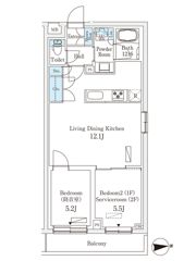 プラネソシエプラス桜台の間取り画像