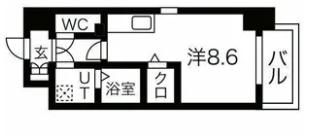 Shining江坂離宮の間取り画像