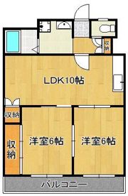 黄金ハイツの間取り画像