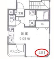 サニーコート竜泉の間取り画像