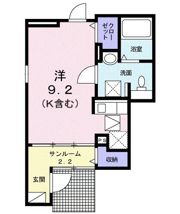 プラシード Ⅱの間取り画像
