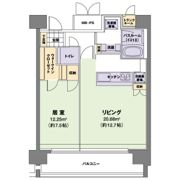 アーバンエース東心斎橋パルの間取り画像