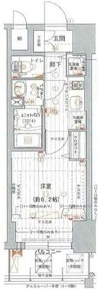 プレサンス北浜パレスの間取り画像