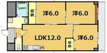 エーデル音羽の間取り画像