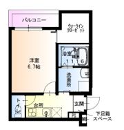 フジパレス野崎Ⅰ番館の間取り画像