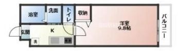 アークリード由美浜の間取り画像