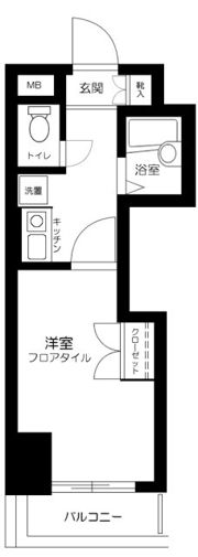ロイヤルパレス目黒の間取り画像