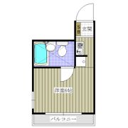 カレッジ志木の間取り画像