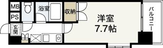リバーメゾン横川の間取り画像