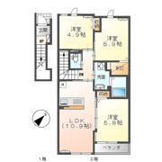 ウィスタリアの間取り画像