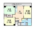 ハイツタケシの間取り画像