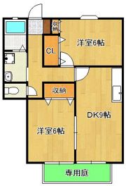 サンビレッジ星ヶ丘B棟の間取り画像